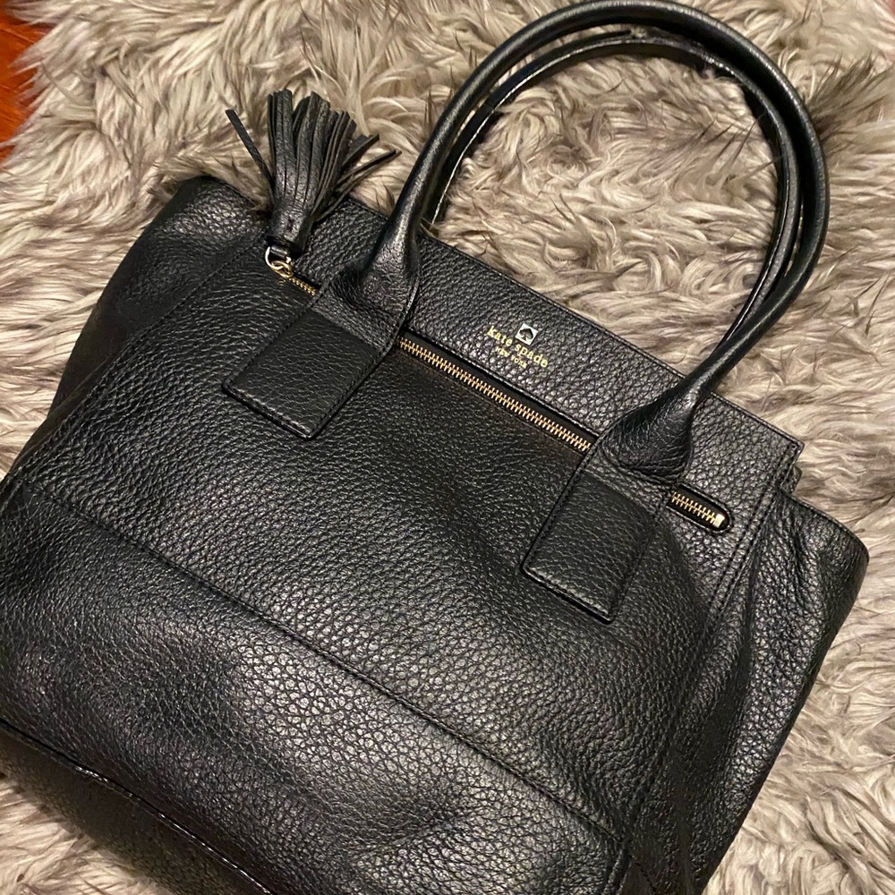Large black Kate Spade tote